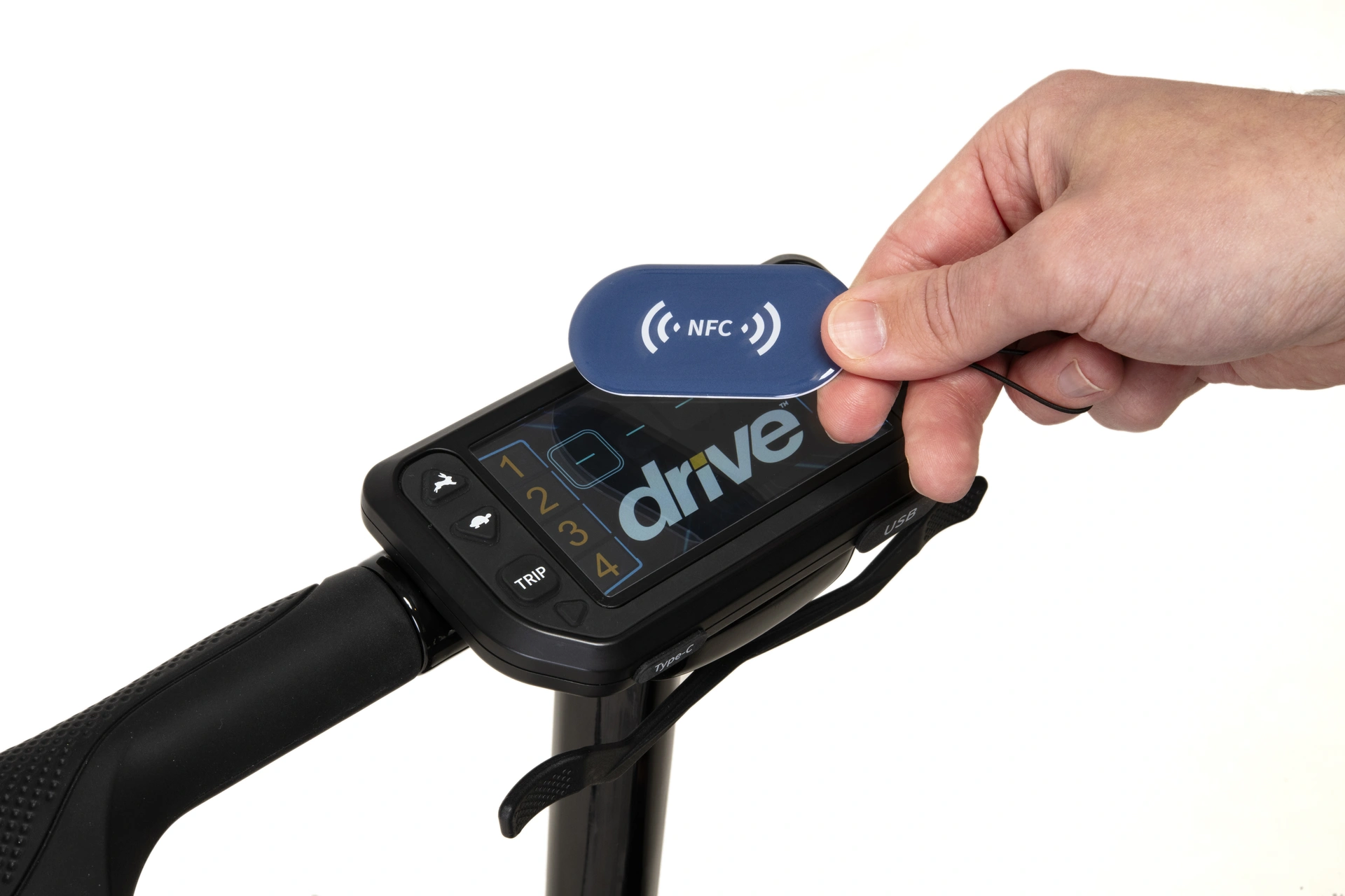 AeroCarbon NFC controls and LCD display